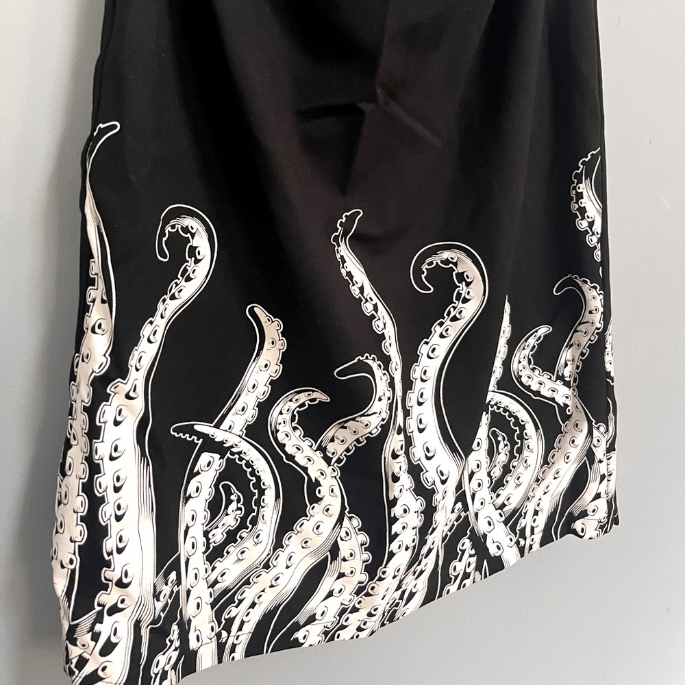 Unique octopus tentacles pencil skirt! Vintage style!
